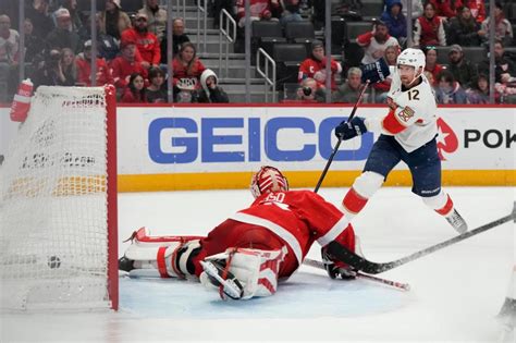 Barkov sets Panthers’ points mark in 5-2 win over Red Wings